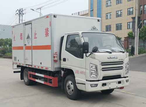 江鈴順達(dá)藍(lán)牌雜項危險物品廂式運(yùn)輸車圖片